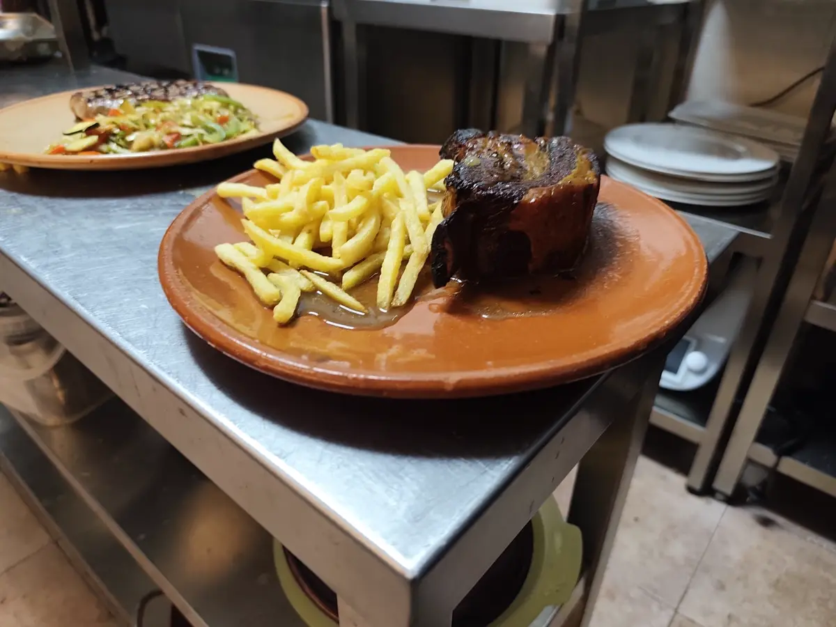 Costilla de ternera a la brasa